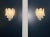 FREE DEAUTIES ELECTRICAL SYSTEM ADAPTED FOR US/AU/EU Pair of Italian Murano sconces in the manner of Mazzega. These wall...