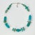 1990s 1990s Vintage Southwestern Navajo Barse Sterling, Faux Turquoise Nugget & Lucite Beaded Necklace - 16” For Sale - Image 5 of 13