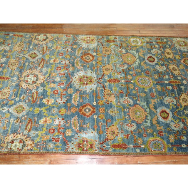 Antique Zabihi Collection Persian Malayer Gallery Rug - 5'1" x 14'1" For Sale - Image 12 of 12