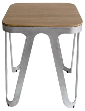 Oak Loop Stool by Sebastian Scherer