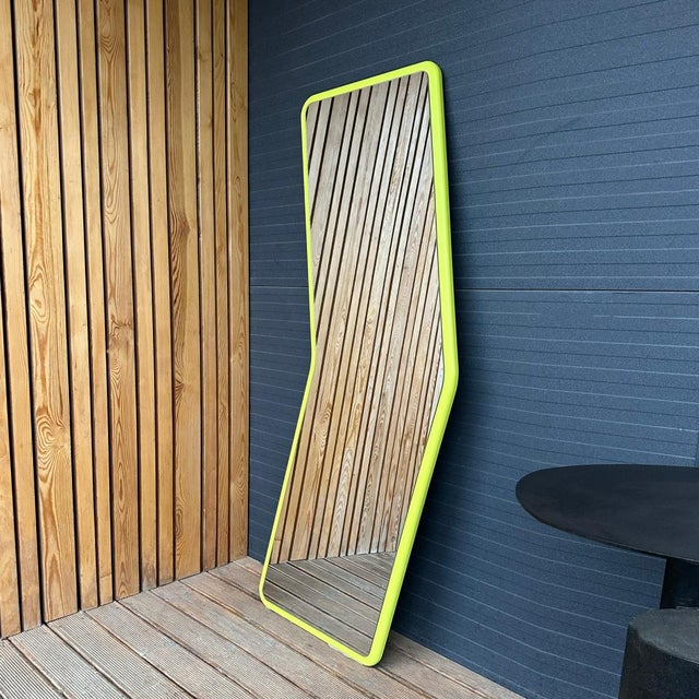 Black Statement Asymmetrical Large Mirror – Arrow 6 by Oitoproducts For Sale - Image 8 of 18