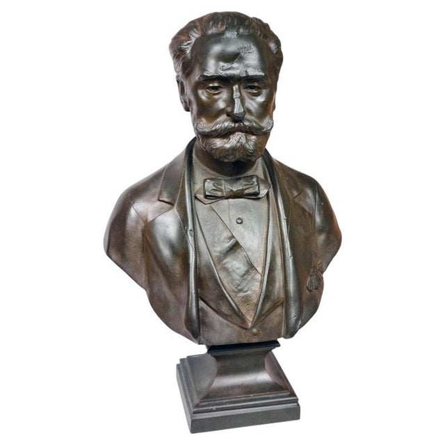 Jean Bulio, French Bust, 19th Century, Bronze For Sale - Image 10 of 10