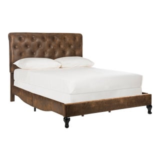 Tufted Bed in Coffee - California King