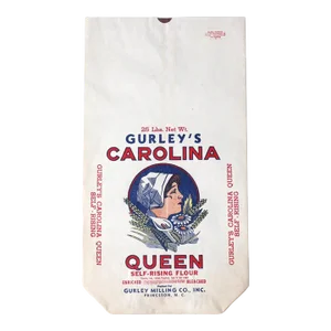 Vintage Gurley's Carolina Queen Paper Flour Bag