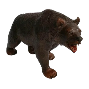 Wooden Black Forest Bear, 1930s