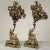 Pair 19th Century Bronze Candlesticks With Angels Ca 1860s For Sale - Image 4 of 12