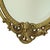 Louis XV Baroque French Brass Crested Mirror in Gold, 1950s For Sale - Image 10 of 17