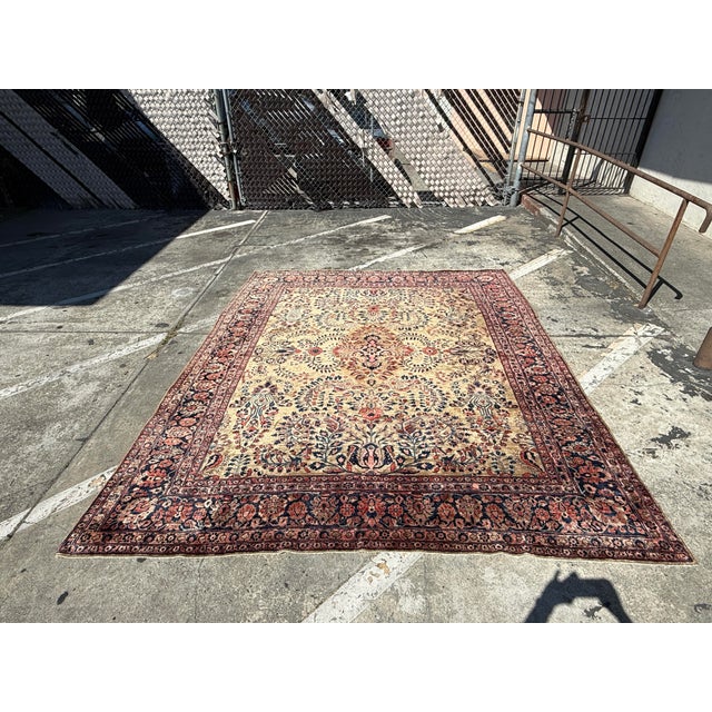 Design Plus Gallery presents an 8ft 8in x 10ft 2in Iranian Sarouk Area Rug. This rug is a highly durable, hand-knotted...