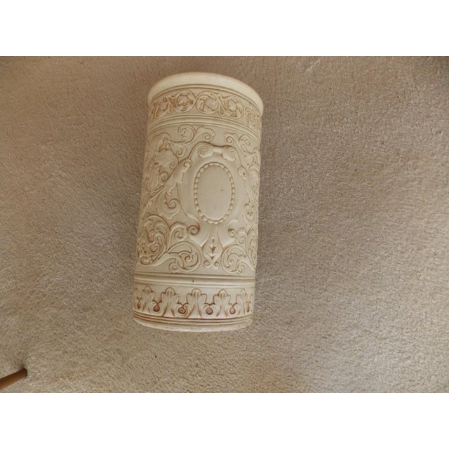 Weller Pottery 1930s Weller Pottery Umbrella Stand For Sale - Image 4 of 5