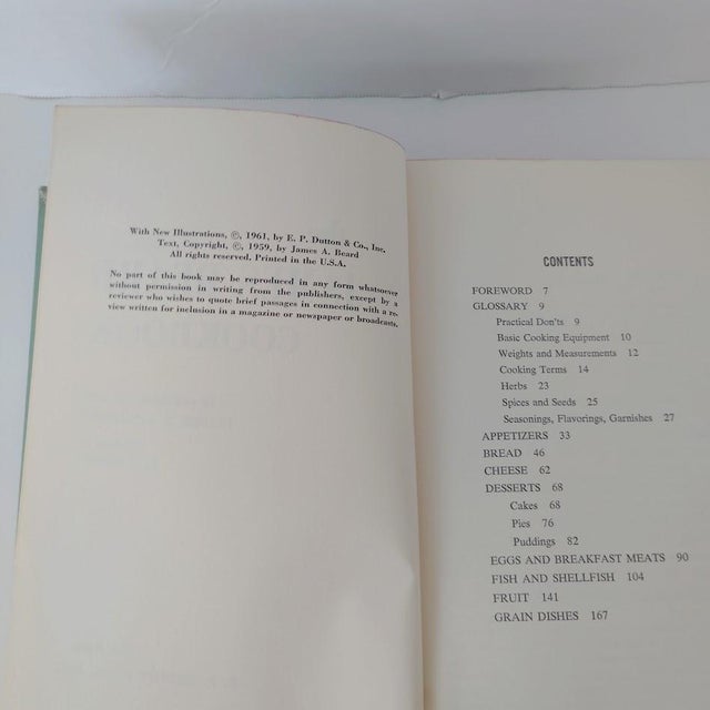 The James Beard Cookbook 1961 Hardcover Book For Sale In Houston - Image 6 of 8