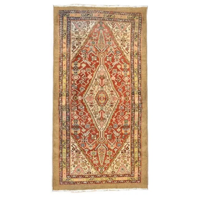 19th Century Antique Serab Rug For Sale In Chicago - Image 6 of 6