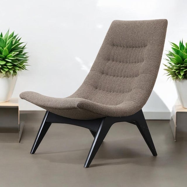 Black Mid-Century Modern Scandinavian Nr. 755 Lounge Chair by Svante Skogh, 1954 For Sale - Image 8 of 8