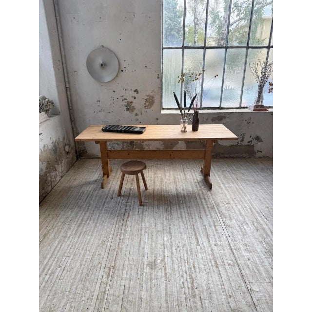 Pine Dining Table, Perriand Mountain, France, 1960s For Sale - Image 6 of 18