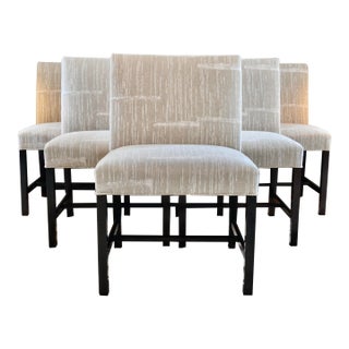 Set of 6 Mid 20th Century Side Chairs After Paul Evans or Harvey Probber For Sale