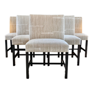 Set of 6 Mid 20th Century Side Chairs After Paul Evans or Harvey Probber