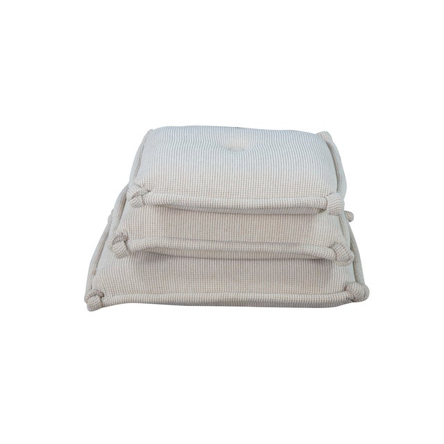 This Jacques Charpentier for Maison Jansen modular ottoman represents an iconic piece of 1970s French mid-century modern...
