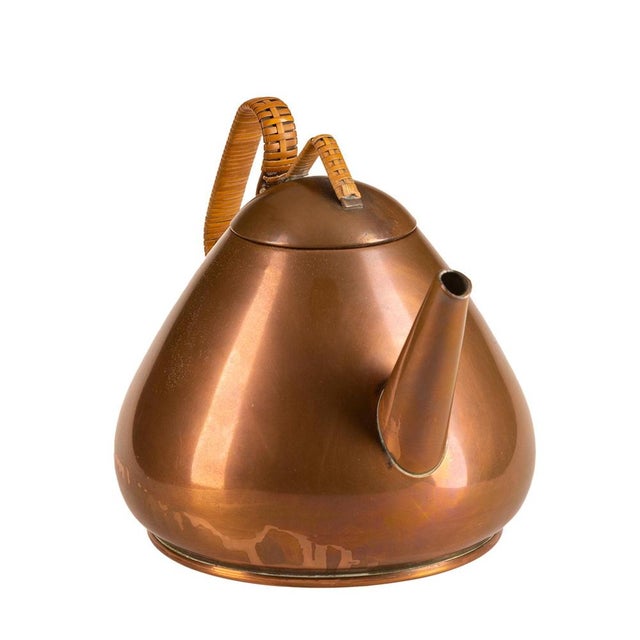 German teapot/kettle, traditionally made from pure copper in a simple and classic design. Manufactured in the early 20th...