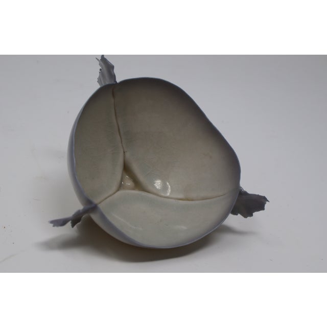 Joann Spamer Signed Porcelain Winged Sculptural Vessel With Artist Note, 1986 For Sale - Image 17 of 18