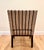 2010s Eight Designmaster "Miami Host" Dining Chairs in Duralee Velvet Stripe For Sale - Image 5 of 9