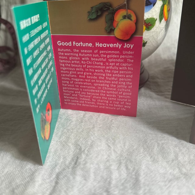 1980s Tai-Hwa Pottery Bottle Blue Magpie Good Fortune Heavenly Joy For Sale - Image 12 of 12