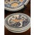 Blue Late 20th Century Japanese Chinoiserie Serving Plates - Set of 6 For Sale - Image 8 of 9