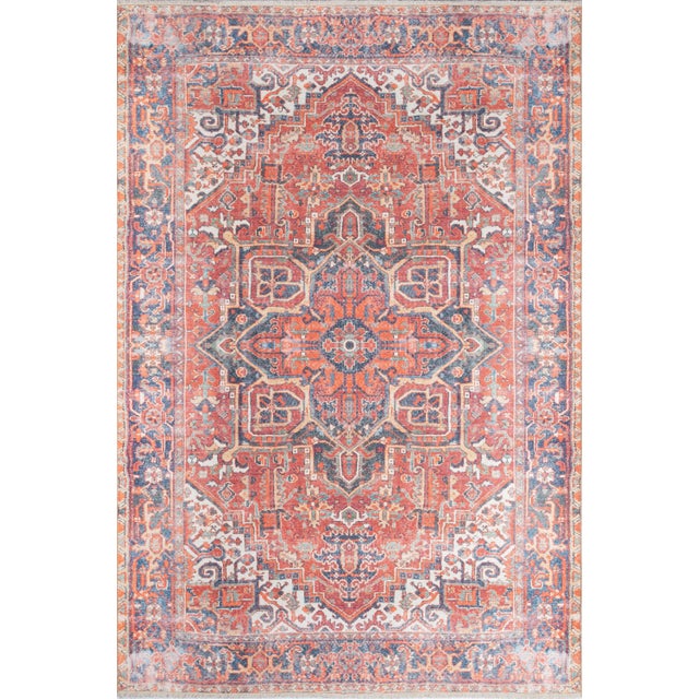 Textile Momeni Chandler Zara Red 9'6" X 12'6" Area Rug For Sale - Image 7 of 7
