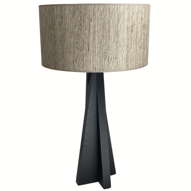 Wood Tri Table Lamp by Frans Van Der Heyden for Birdman Furniture, 1970s For Sale - Image 7 of 18
