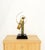 Mid-Century Modern Van Teal Mid-Century Modern Brass Ribbon Abstract Sculpture on Black Square Base For Sale - Image 3 of 13