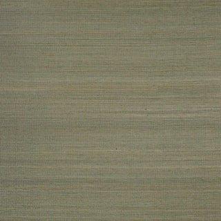 SAMPLE - Schumacher Musa Abaca Wallpaper In Eucalyptus For Sale