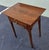 Federal Style Two-Drawer Cherry Work Table Side Table For Sale - Image 4 of 7