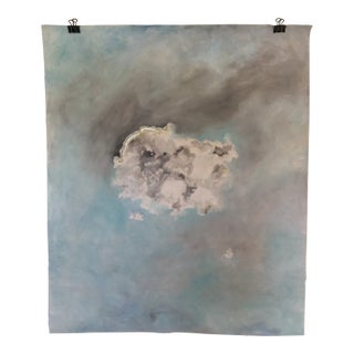 Cloud With Silver Lining Painted Tapestry For Sale