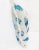 Illustration Artisan “Fish” Turquoise Blue Hand Printed on Linen Pillow Cover, 20". - For Sale - Image 3 of 13