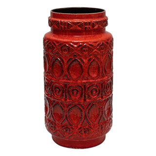 20th Century German 'W. Germany' Ceramic Vase For Sale