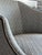Custom Pair Upholstered Quartrefoil Club Accent Chairs For Sale - Image 10 of 11