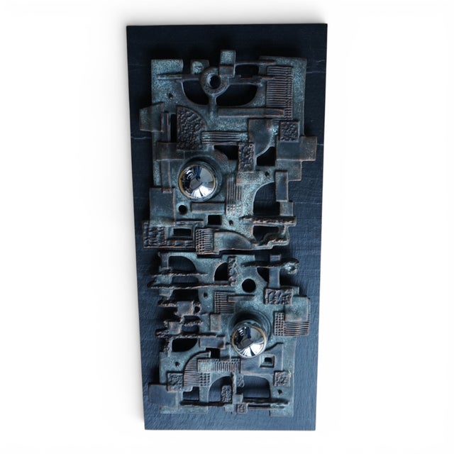 Brutalist Wall Lamp from Brakelmann & Becker, 1970s For Sale - Image 4 of 15