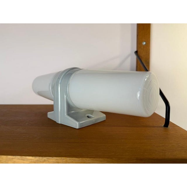 Model 6060 Wall Lamp in Grey by Sigvard Bernadotte for Ifö For Sale - Image 9 of 11