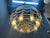 Large Vintage Italian Bronze and Murano Glass Rod Pendant Light, 1940s For Sale - Image 12 of 15