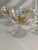 This beautiful set of eight Golden Foliage dessert glasses captures the sophistication of mid-century entertaining. Each...