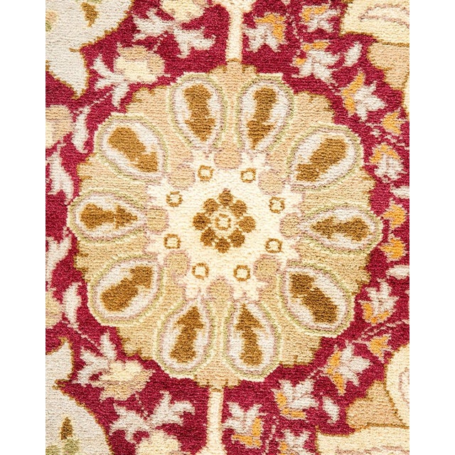 Traditional Mogul, One-of-a-Kind Hand-Knotted Area Rug in Purple, 8' 1" x 10' 3" For Sale - Image 3 of 8