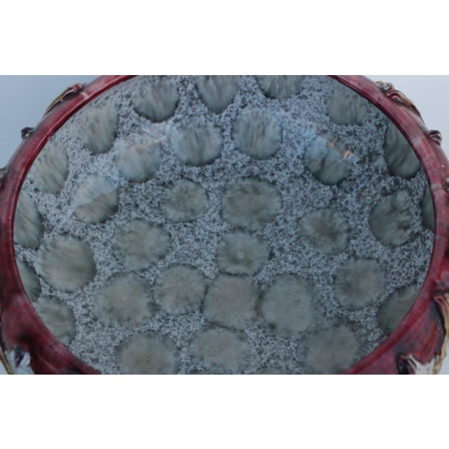 Mid-Century Waterdrop Italian Art Pottery Bowl For Sale - Image 4 of 8