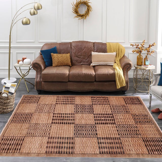 Transform your home's interior with a stunning hand-knotted Gabbeh rug. These rugs are meticulously crafted with bold...