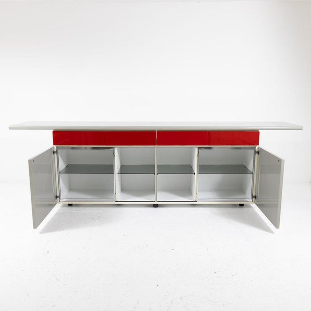 1980s Sheraton Sideboard by Ludovico Acerbis & Giotto Stoppino for Acerbis International, 1980s For Sale - Image 5 of 13