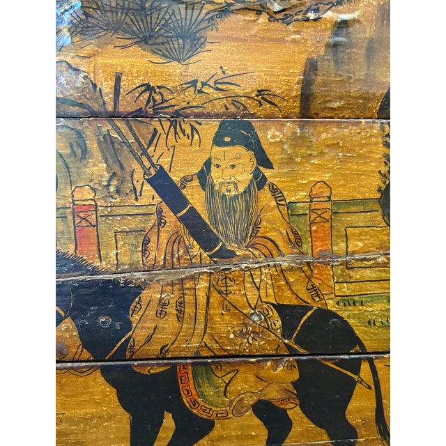 Coffee Antique Chinese Stacking Wedding Dowry/Chest For Sale - Image 8 of 8