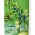 Not Yet Made - Made To Order W20"*h40", Serene Garden Swan Chinoiserie Art Panel Set (2 Panels Without Frame),Tea Paper For Sale - Image 5 of 6