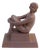 Art Deco Terracotta Sculpture of a Nude Bathing Woman, 1920s For Sale
