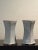 This handsome 3-piece set of Chinese porcelain features a matching celadon crackle glaze execution in the classical Ge and...