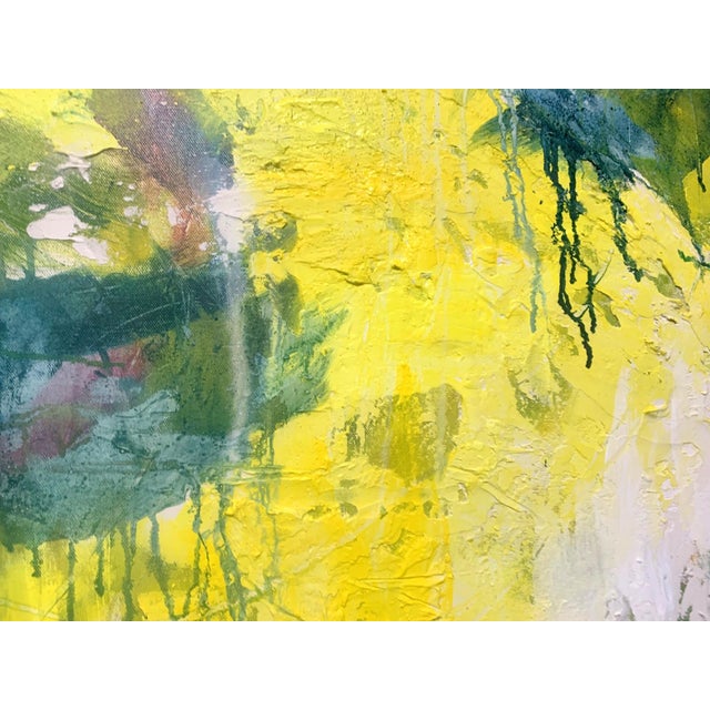 Barbara Schauß, Lemon Spritz, Oil and Acrylic on Canvas For Sale - Image 4 of 10