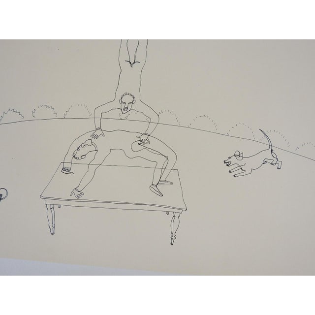 1960s 1964 After Alexander Calder Circus Acrobats Lithograph For Sale - Image 5 of 7