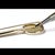 Cartier Cartier 14k Yellow Gold Ladies Tennis Racket Brooch With Pearl Vintage Estate For Sale - Image 4 of 11