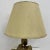 Hollywood Regency Design Table Lamp in Acrylic Glass with Brass Flower, 1970s For Sale - Image 6 of 12